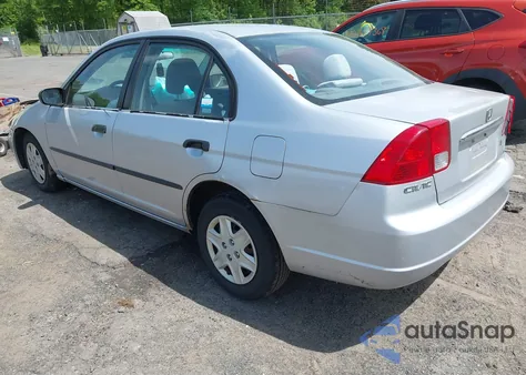 2003 Honda Civic Dx из США, поврежденный, VIN 2HGES16193H503677